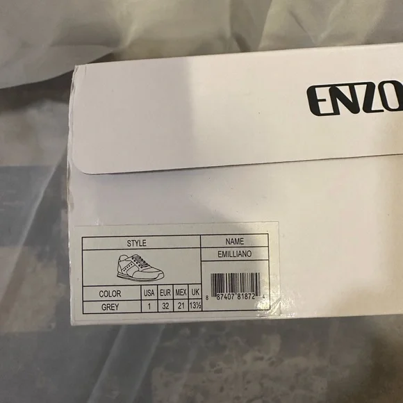 Enzo boys shoes, sz 1 - Picture 2 of 5